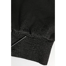 Black Cotton DG Shield Hooded Sweatshirt Sweater
