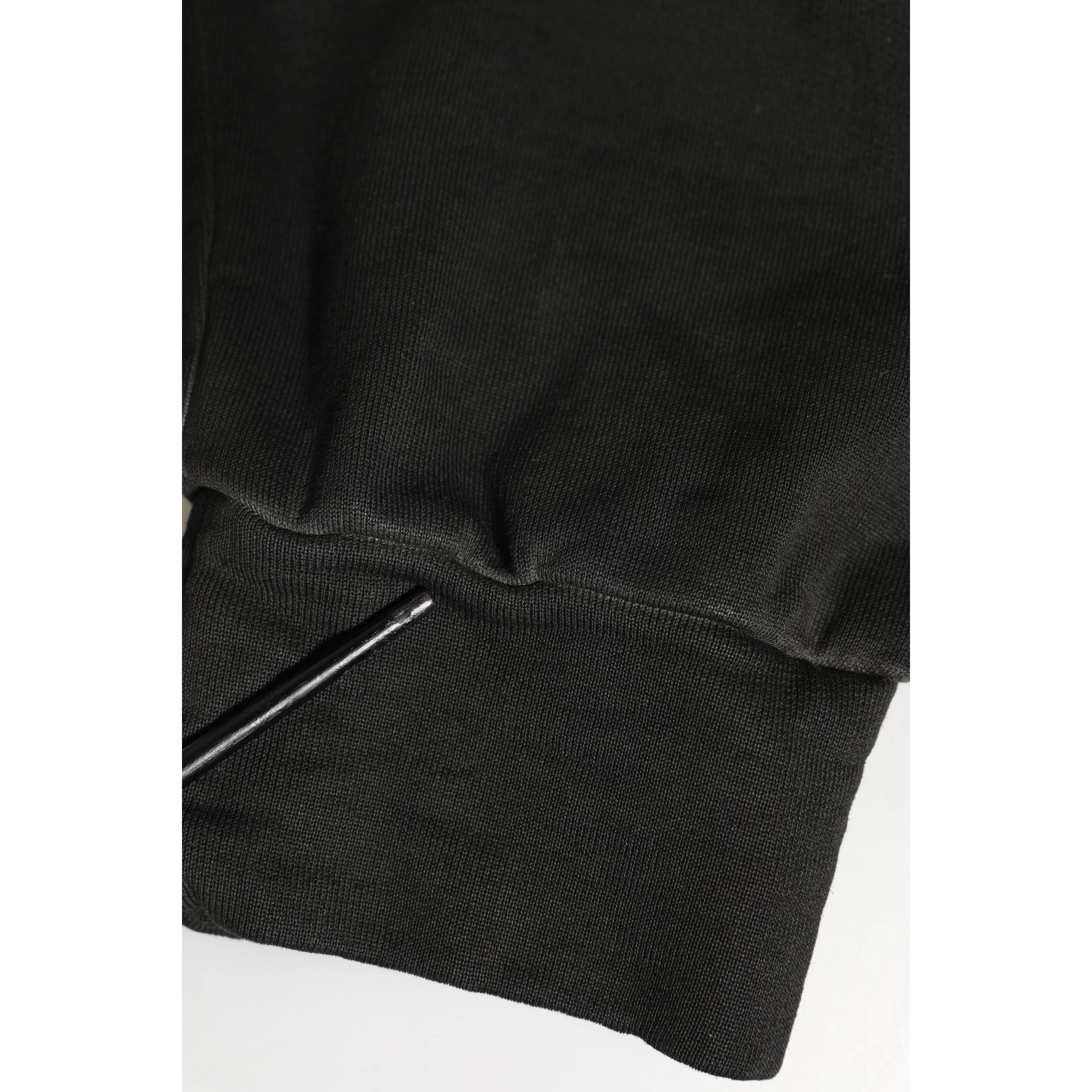 Black Cotton DG Shield Hooded Sweatshirt Sweater