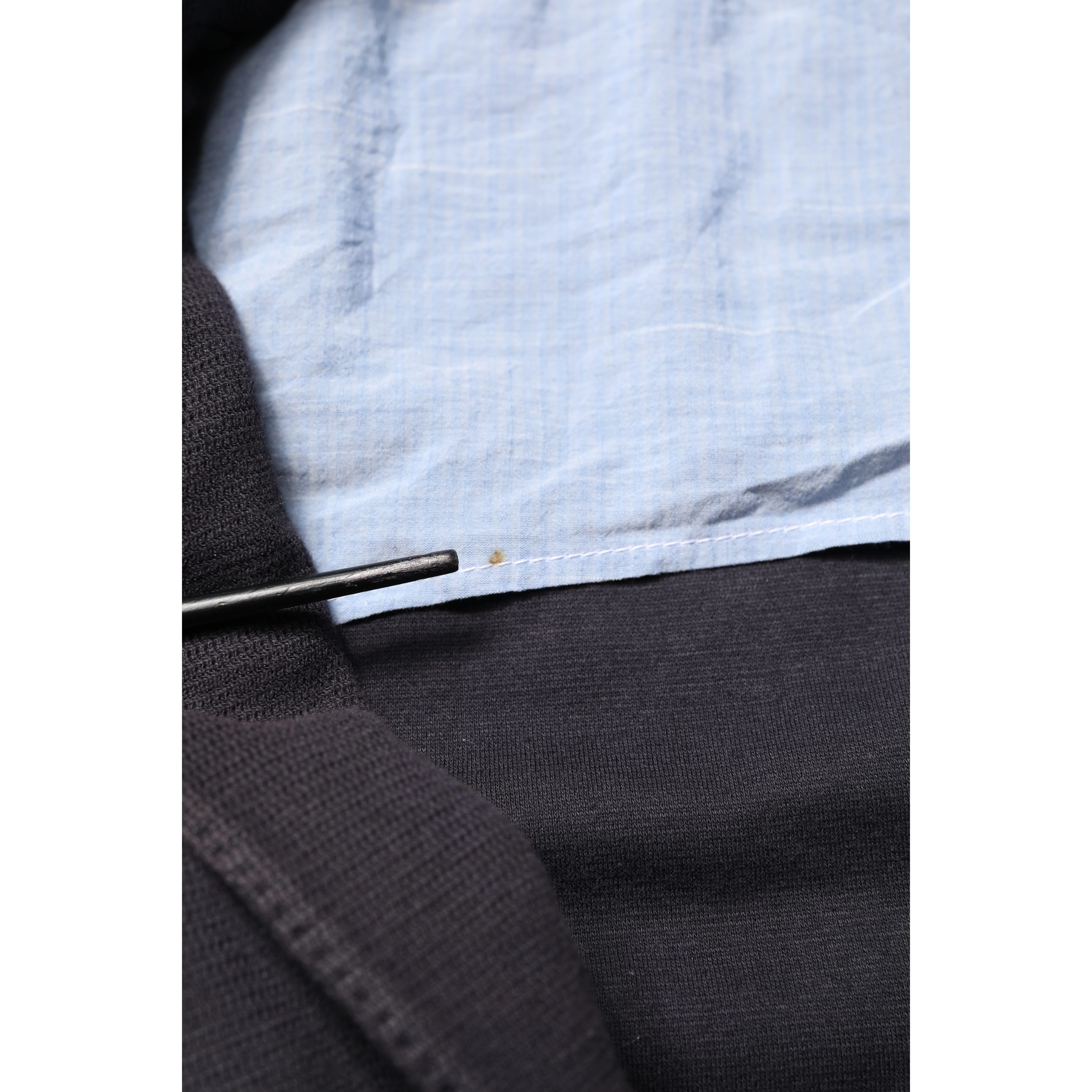 Dark Gray Cotton Men Single Breasted Jacket