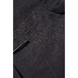 Dark Gray Cotton Men Single Breasted Jacket