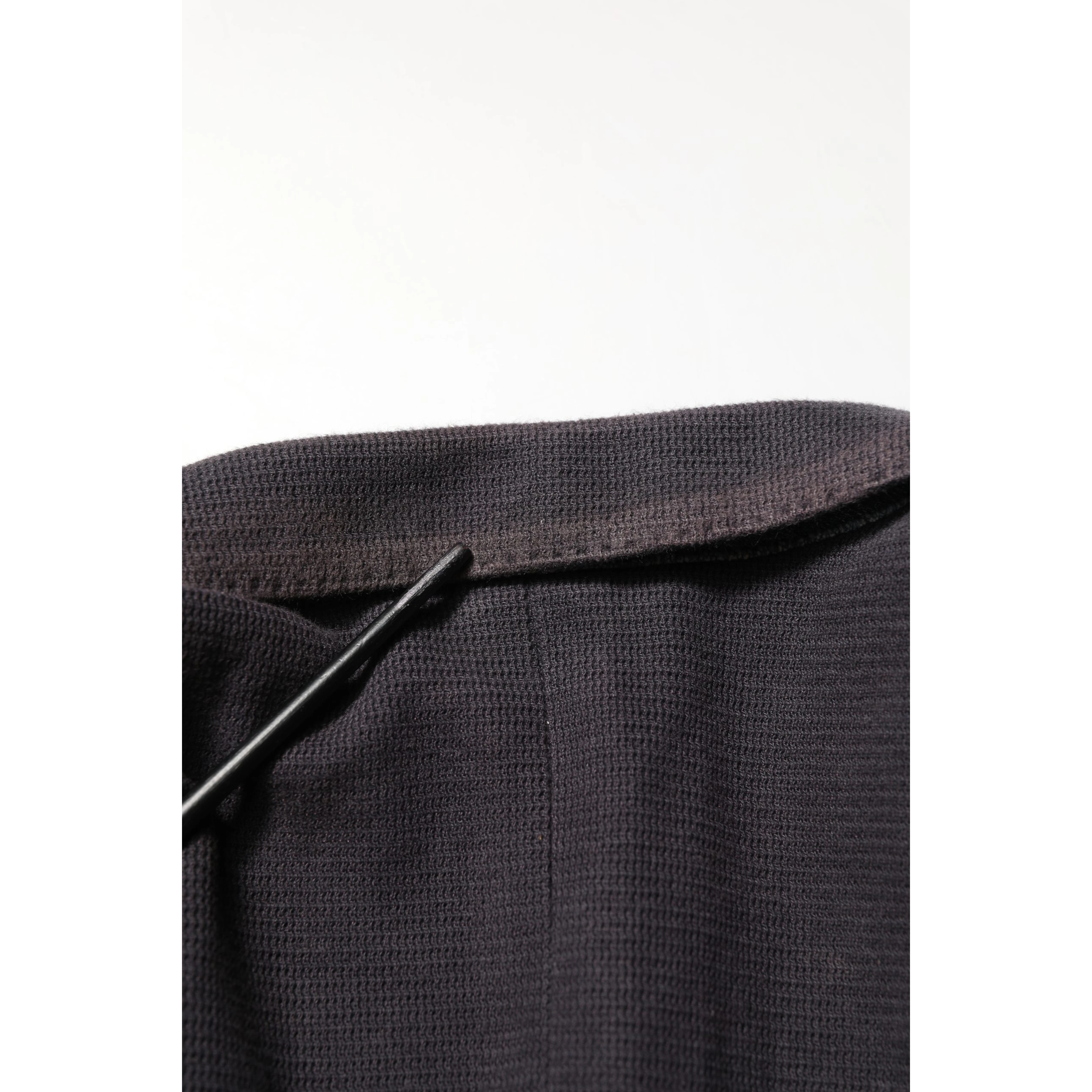 Dark Gray Cotton Men Single Breasted Jacket