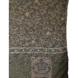 Olive Green Cotton Floral Neck Shawl Scarf