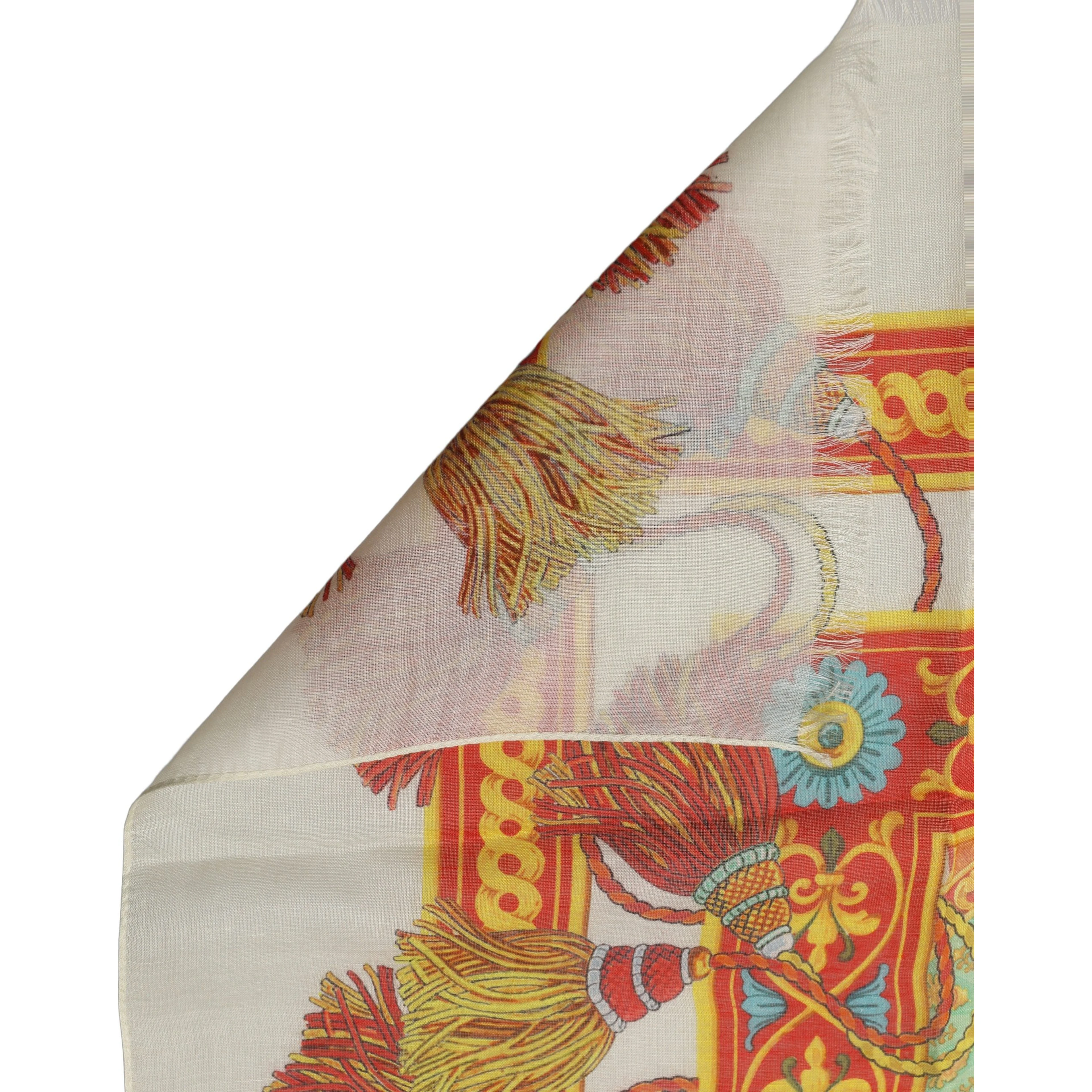 Multicolor Carretto Print Modal Shawl Scarf