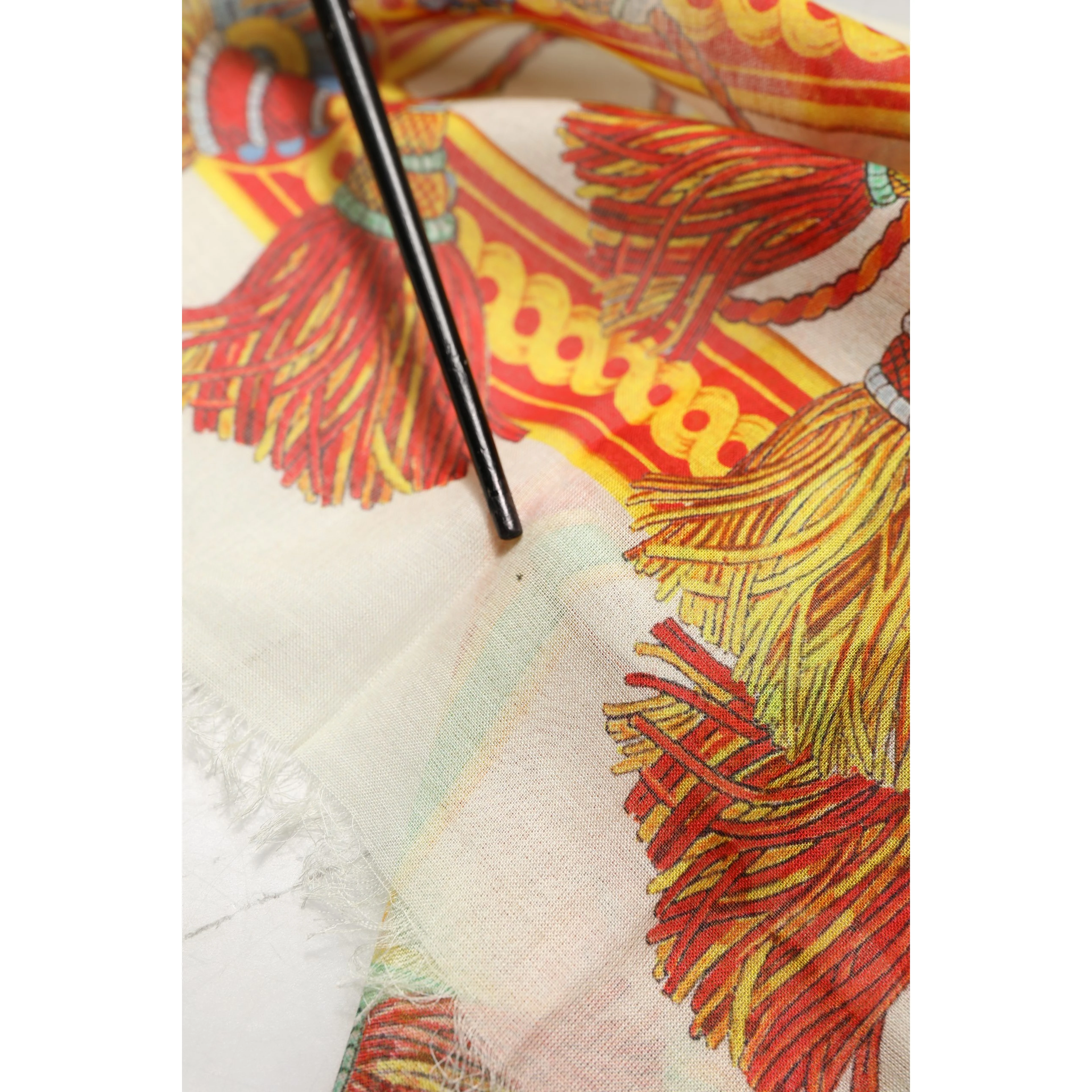 Multicolor Carretto Print Modal Shawl Scarf