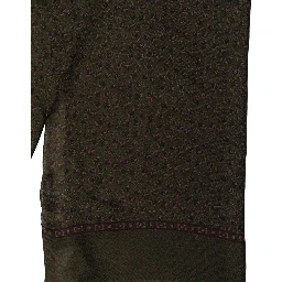 Olive Green Modal Floral Shawl Stole Scarf