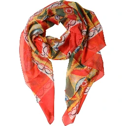 Multicolor Silk Printed Shawl Stole Scarf