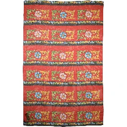 Multicolor Floral Silk Shawl Stole Scarf