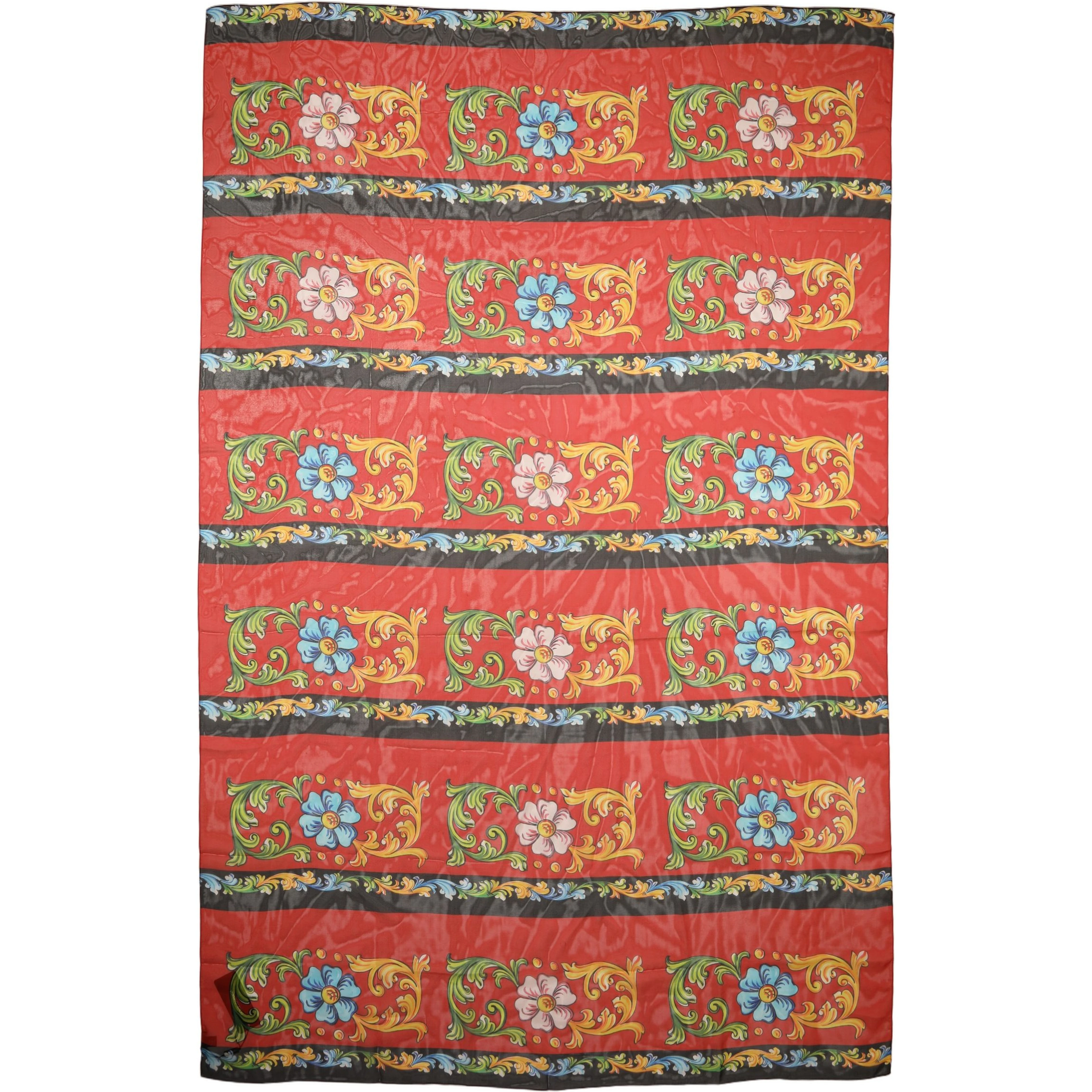 Multicolor Floral Silk Shawl Stole Scarf