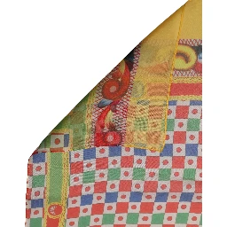 Multicolor Silk Carretto Print Stole Scarf