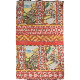 Multicolor Silk Printed Shawl Stole Scarf