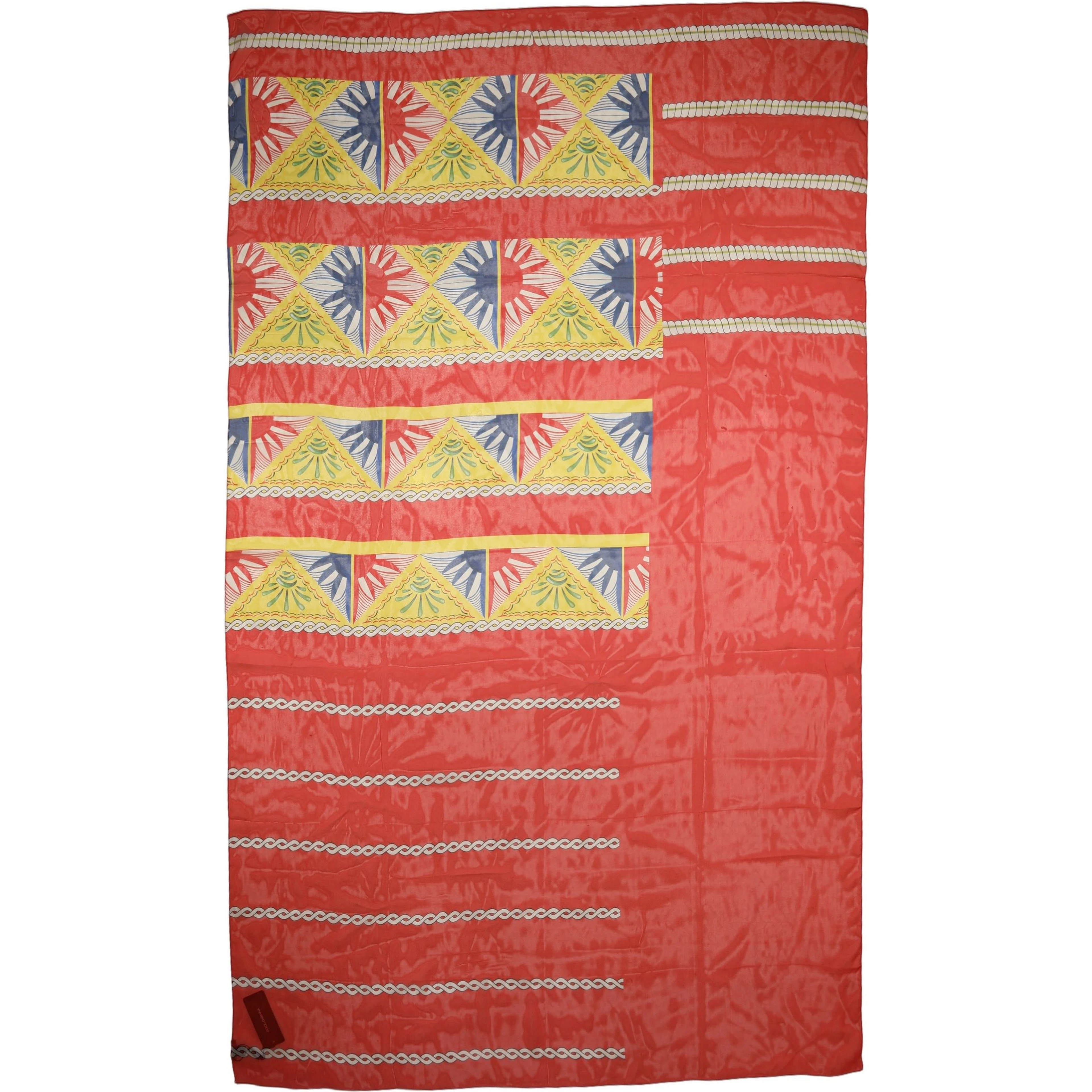 Multicolor Silk Printed Shawl Stole Scarf