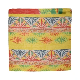 Multicolor Geometric Square Foulard Scarf