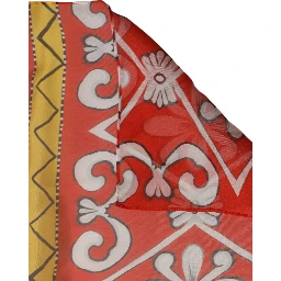 Multicolor Silk Printed Shawl Stole Scarf