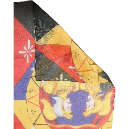 Multicolor Silk Printed Shawl Stole Scarf