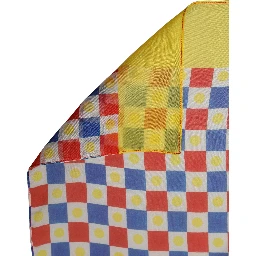 Multicolor Silk Carretto Foulard Scarf