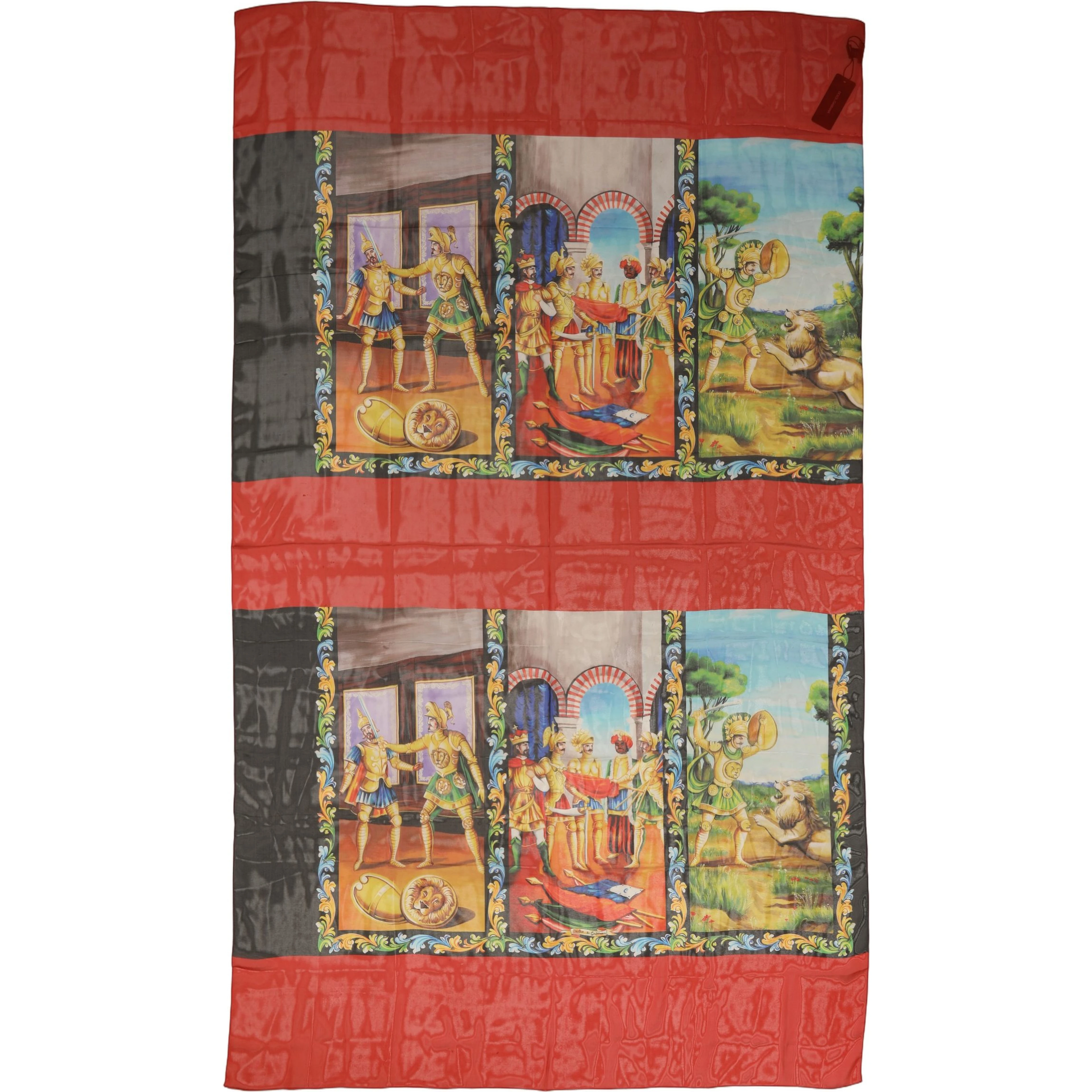 Multicolor Silk Printed Shawl Stole Scarf