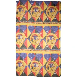 Multicolor Silk Printed Shawl Stole Scarf