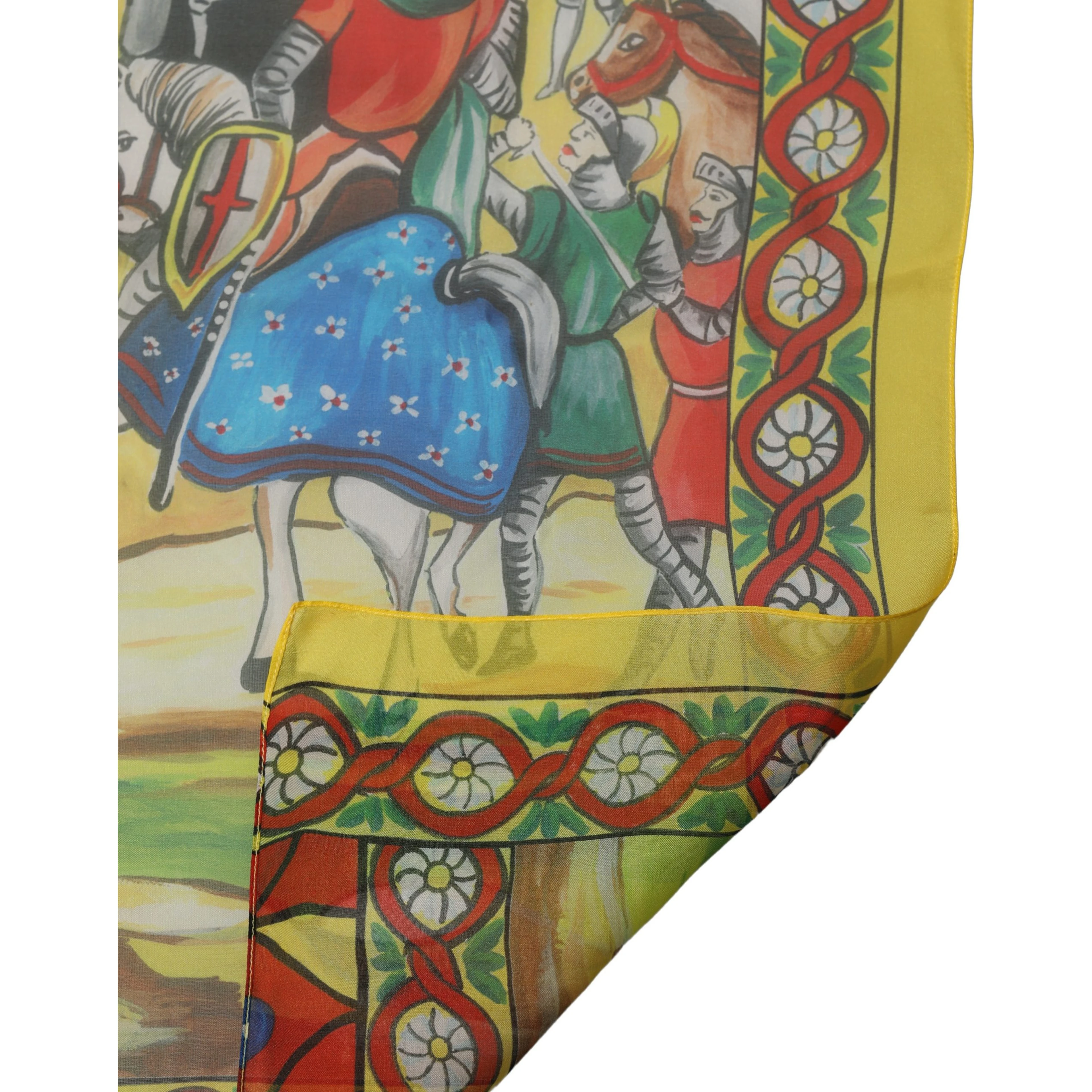 Multicolor Silk Printed Shawl Stole Scarf