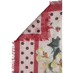 Multicolor Floral Cashmere Stole Scarf