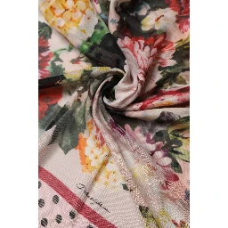 Multicolor Floral Cashmere Stole Scarf