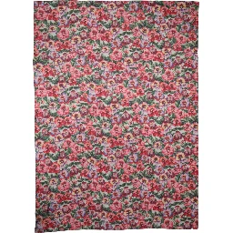 Multicolor Floral Cotton Lace Stole Scarf