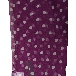 Purple White Polka Dot Shawl Stole Scarf