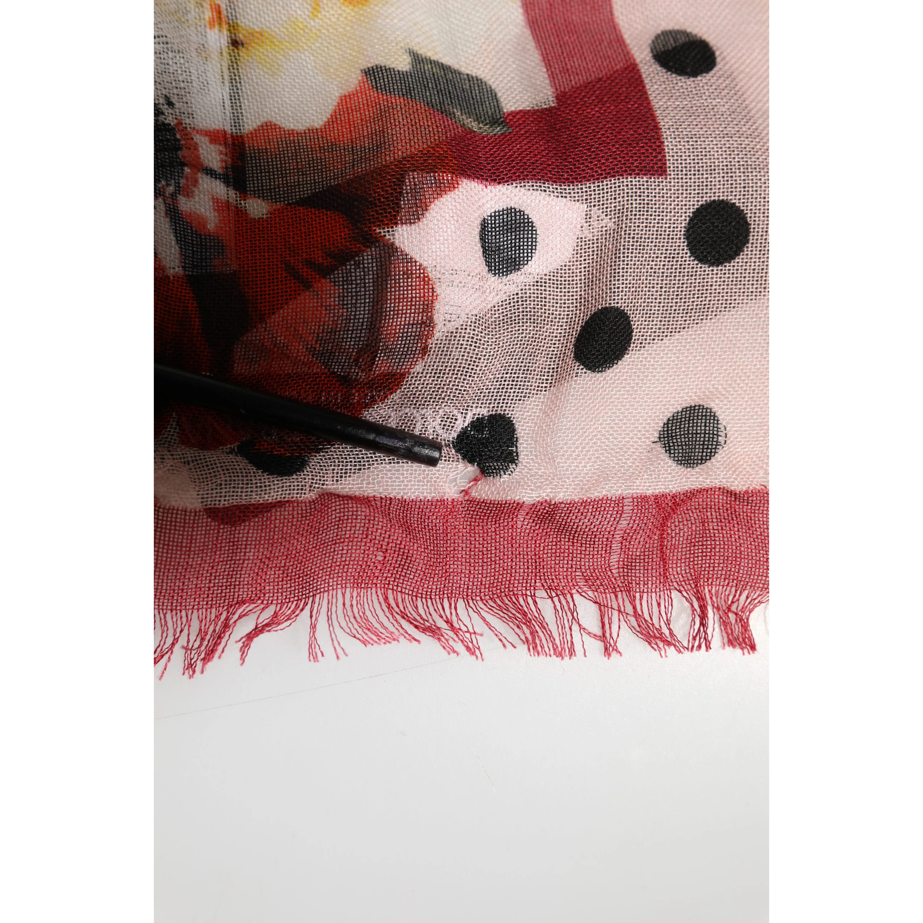 Multicolor Floral Cashmere Stole Scarf