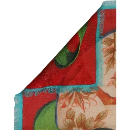 Multicolor Marco Polo Motifs Shawl Scarf