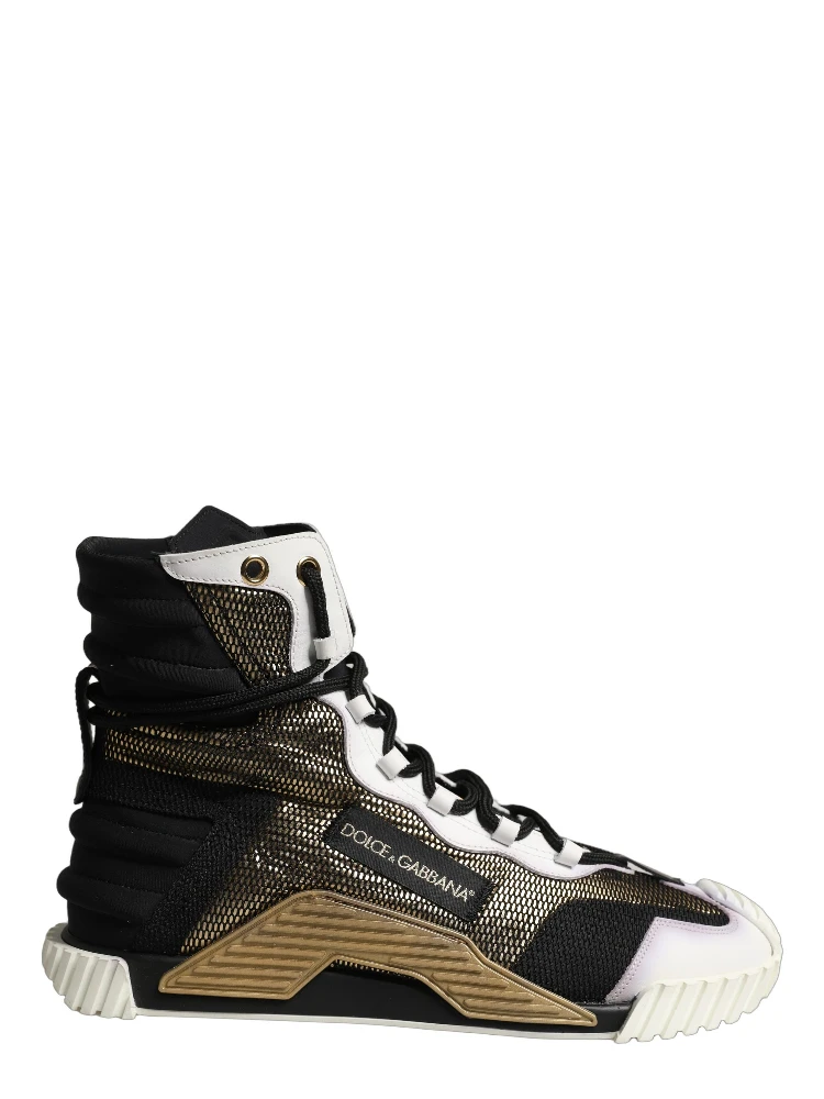Black Gold NS1 High Top Sneakers Shoes