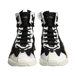 Black Gold NS1 High Top Sneakers Shoes