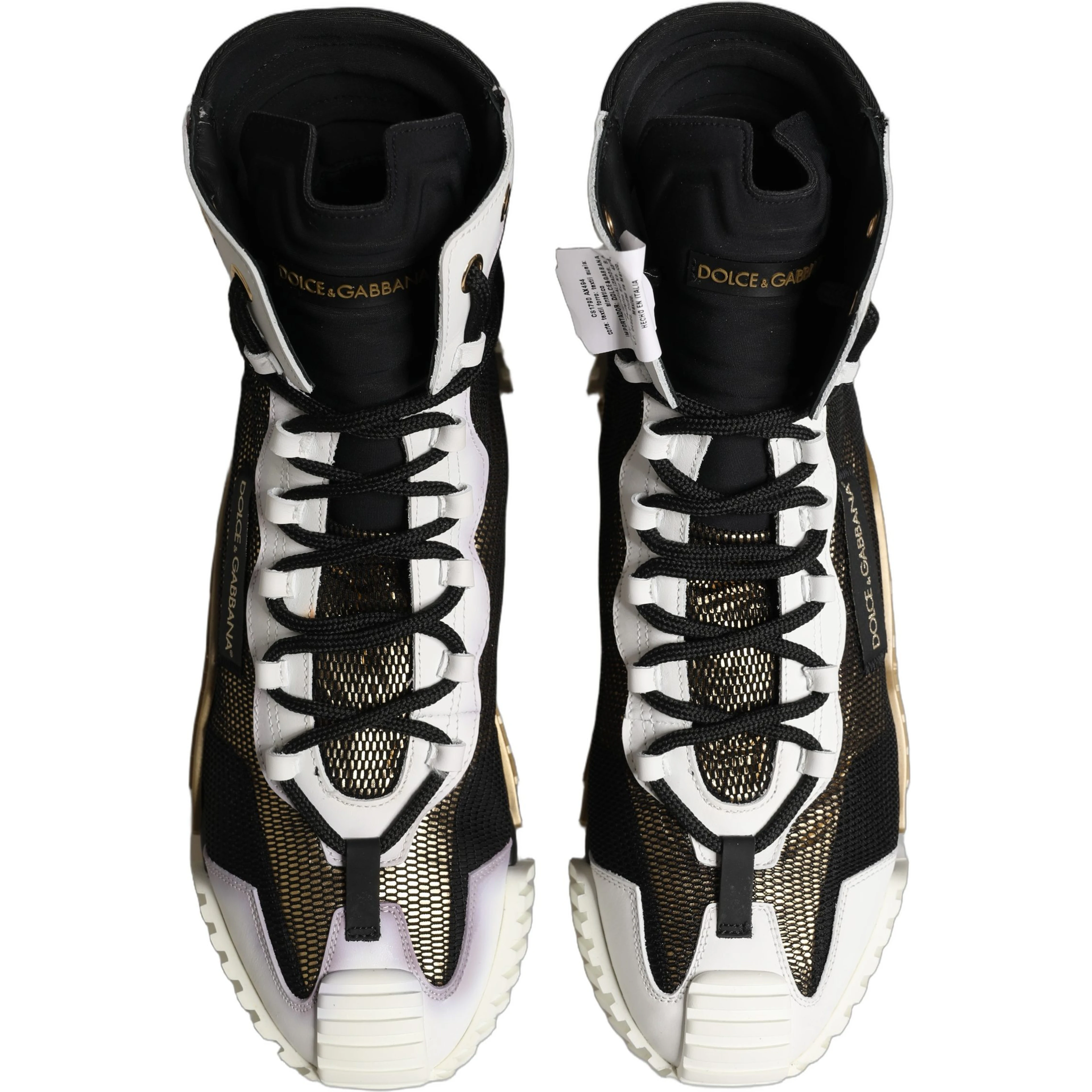 Black Gold NS1 High Top Sneakers Shoes