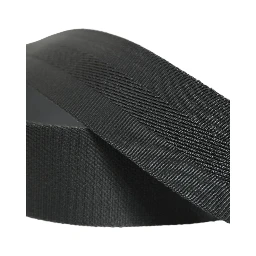 Men Gray Fabric Strap Logo Metal Buckle Belt
