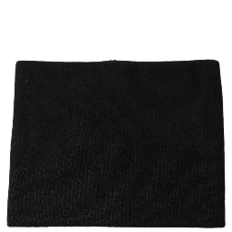 Men Black Cashmere Knitted Neck Warmer Scarf
