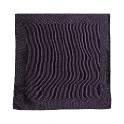 Men Purple Square Handerkerchief Pocket Scarf