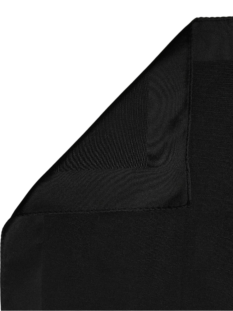 Black Silk Square Handerkerchief Pocket Scarf alternative