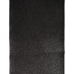 Men Black Satin Silk Skinny Neck Shawl Scarf