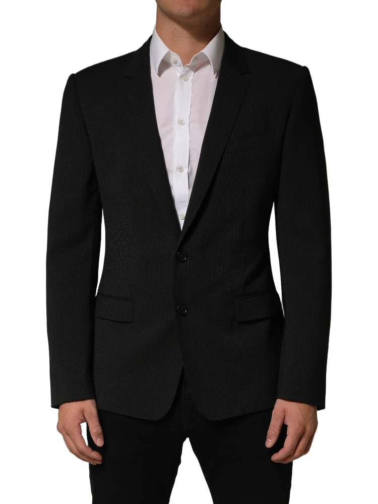 Dark Gray MARTINI Men Single Breasted Jacket