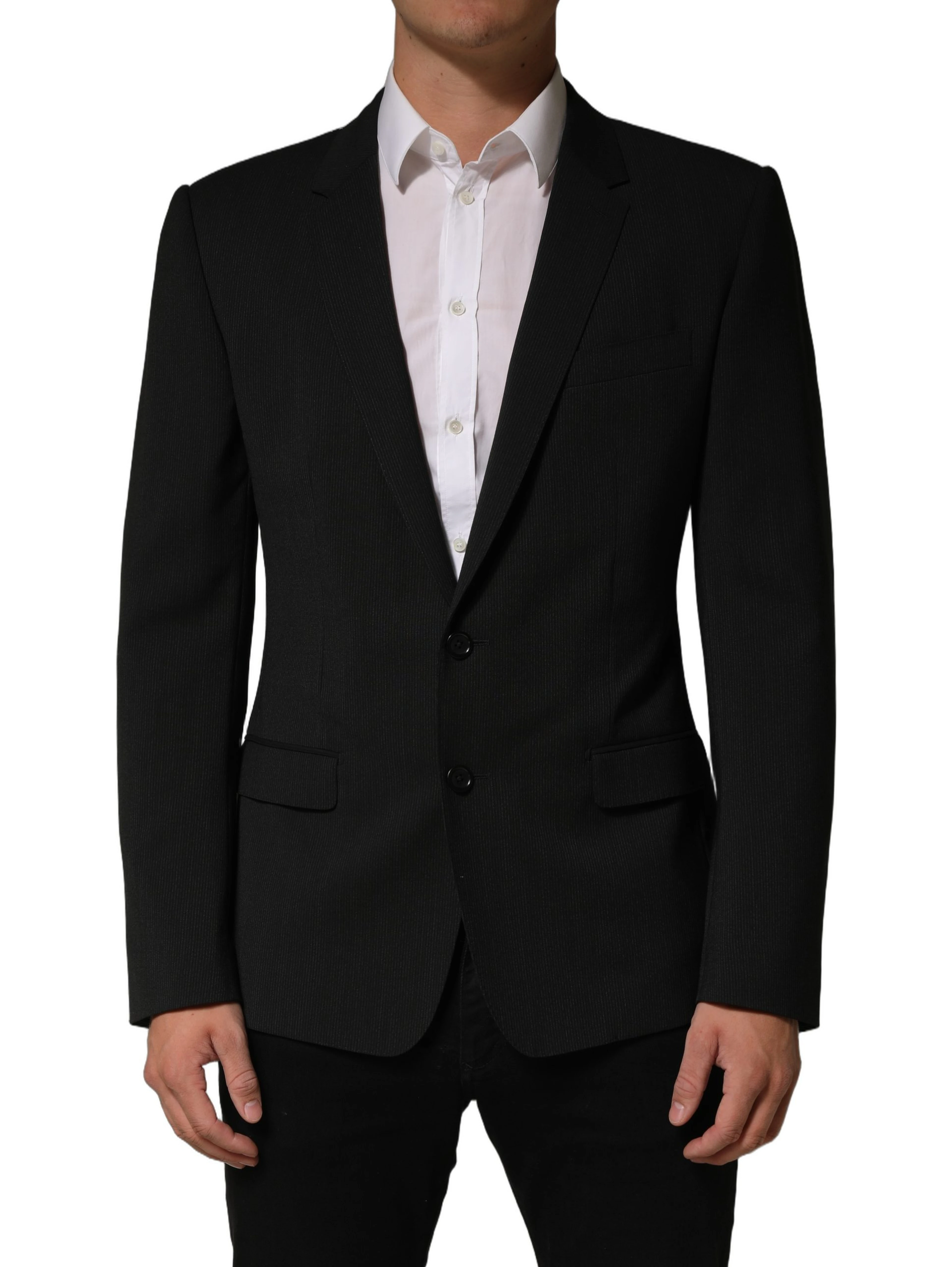 Dark Gray MARTINI Men Single Breasted Jacket