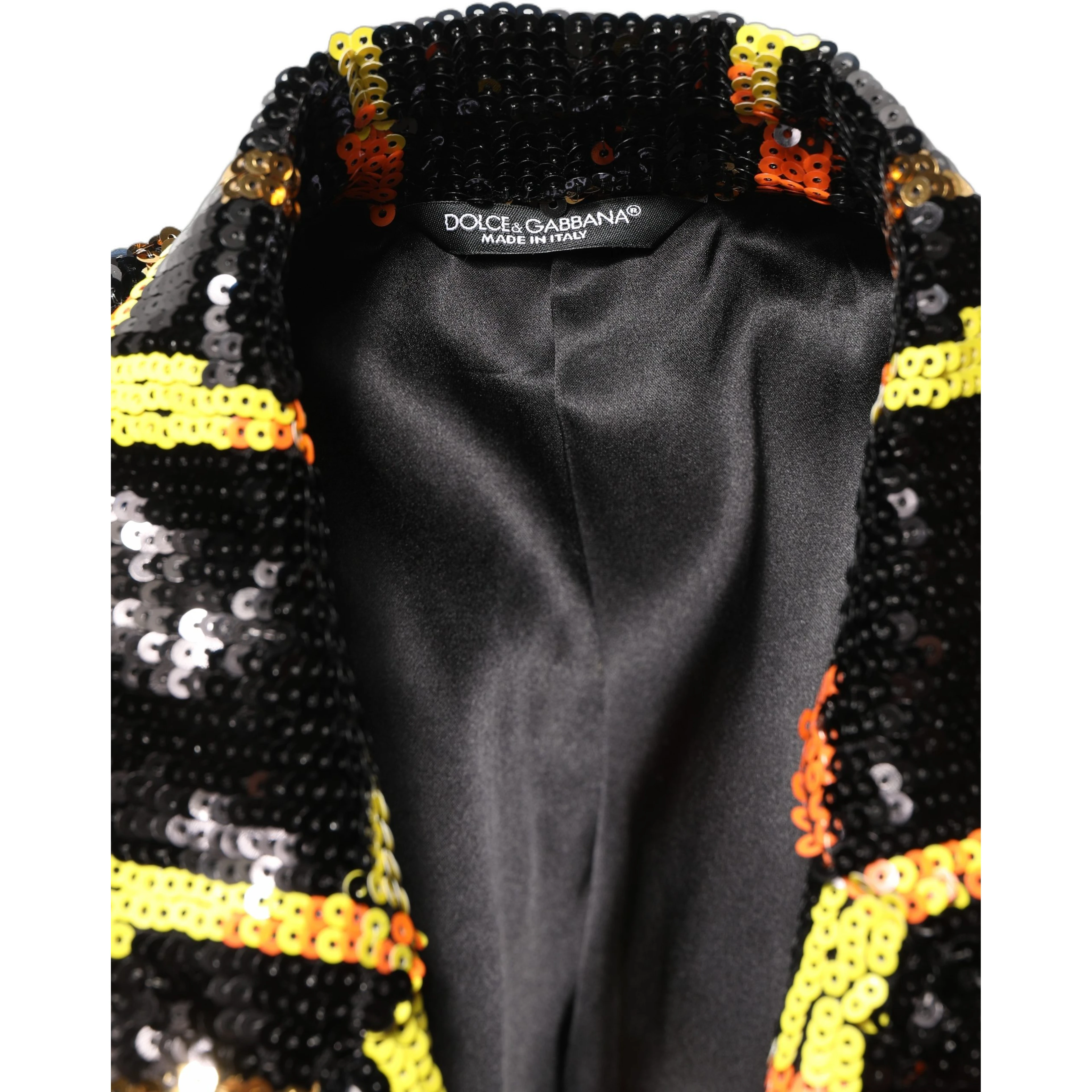 Multicolor Sequin Embellished Double Breasted Jacket