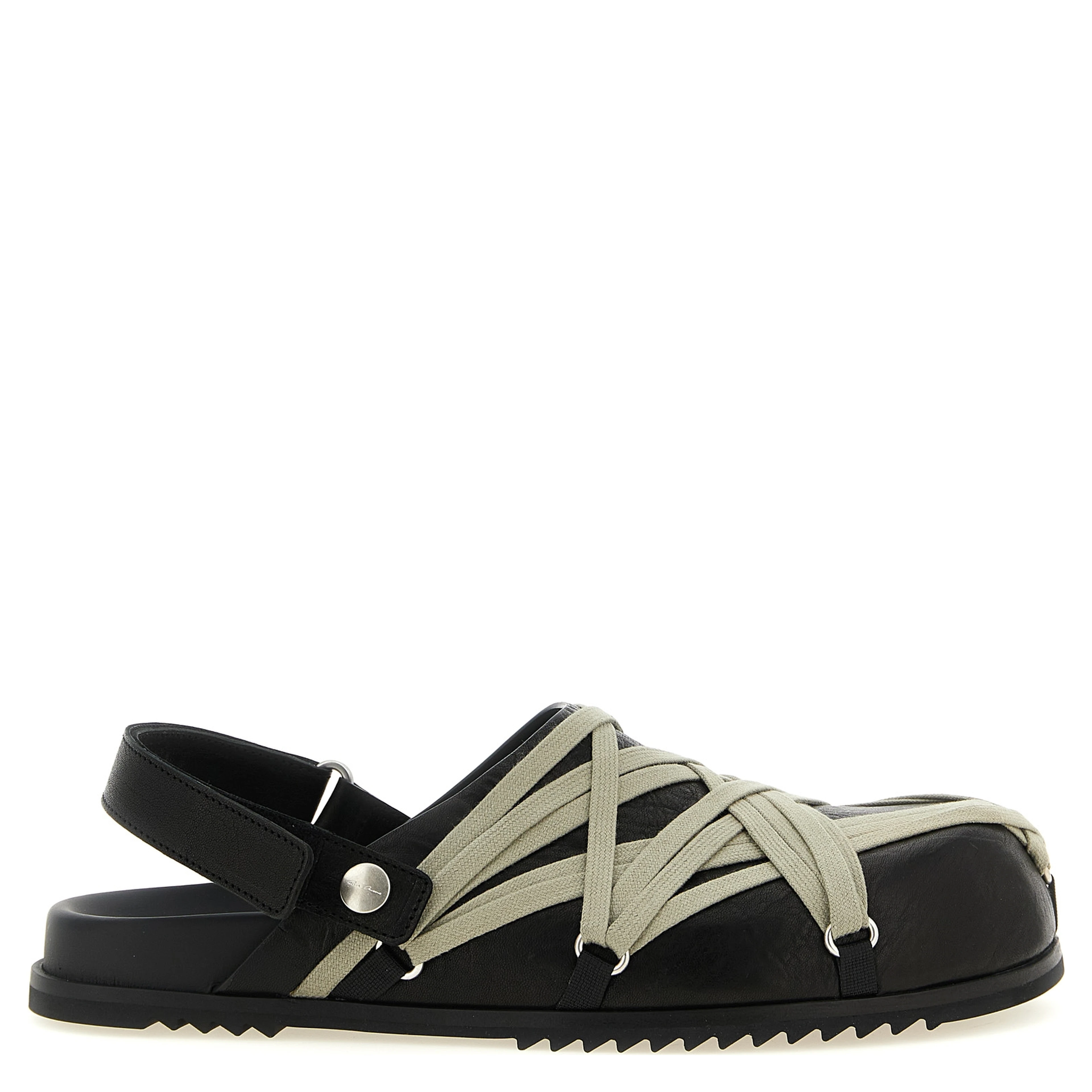 Black Ramie Mules