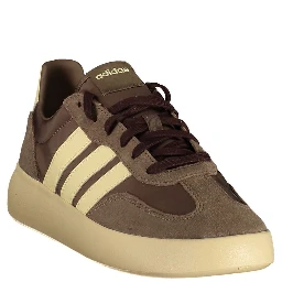 Brown Polyurethane Men's Sneaker