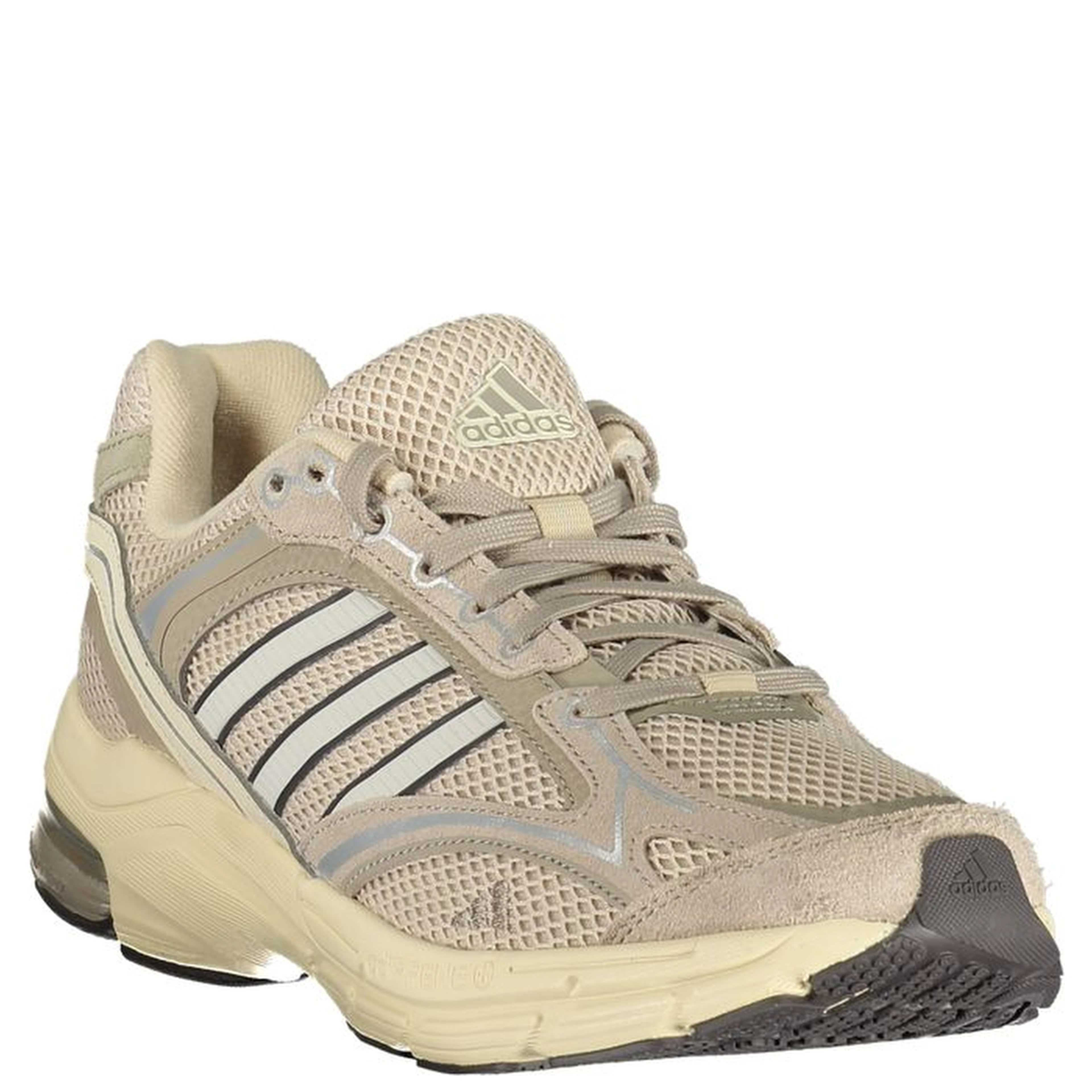 Beige Polyester Mens Sneaker