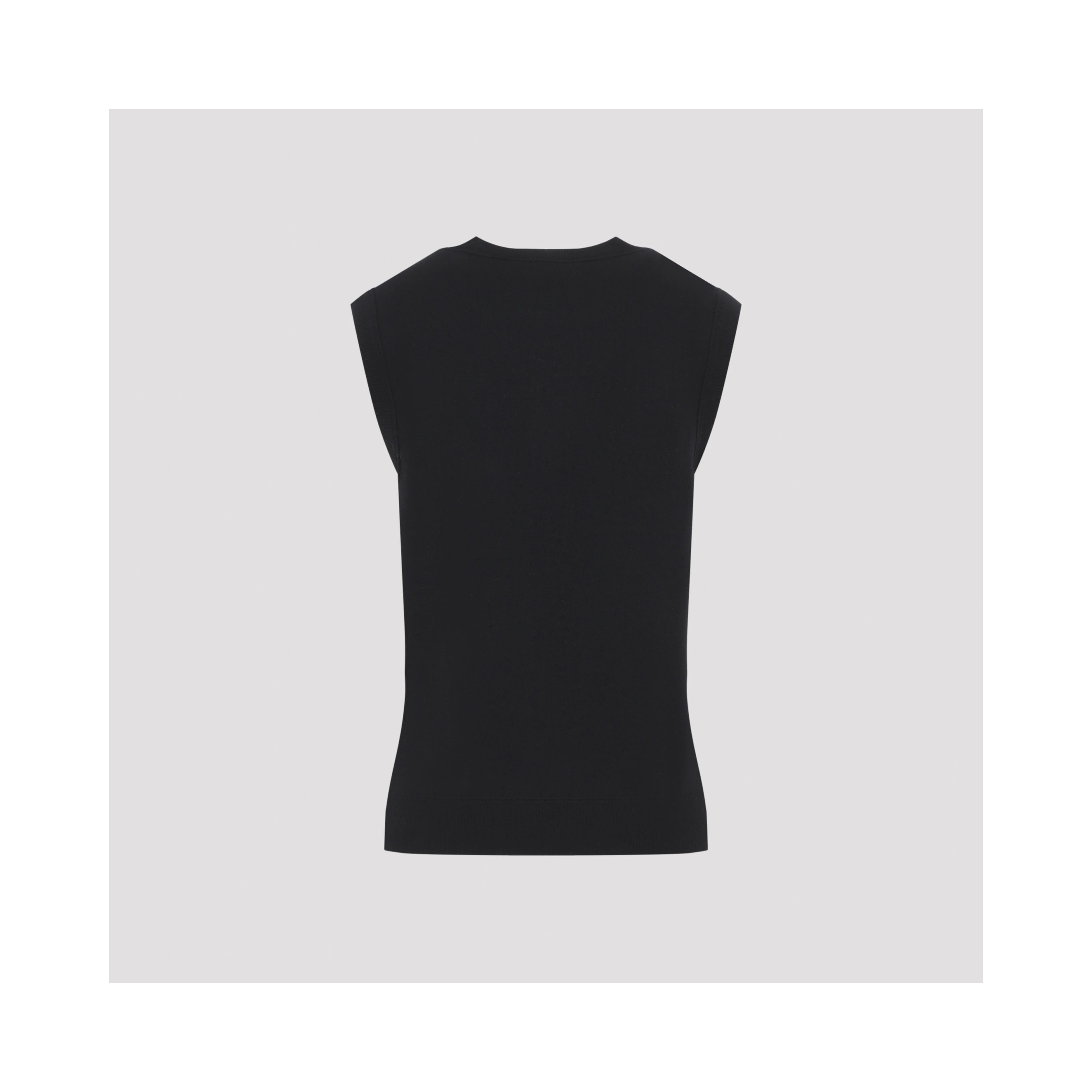 AUREL CREW NECK HALF PLACKET VEST