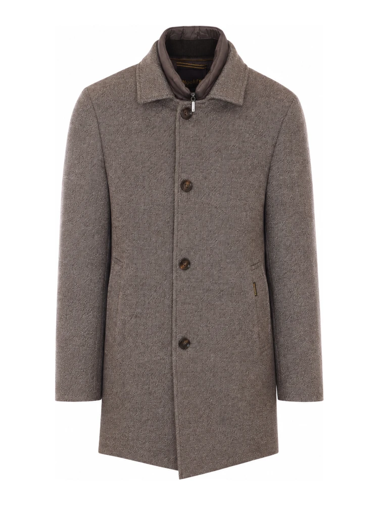 MOORER Coats Beige