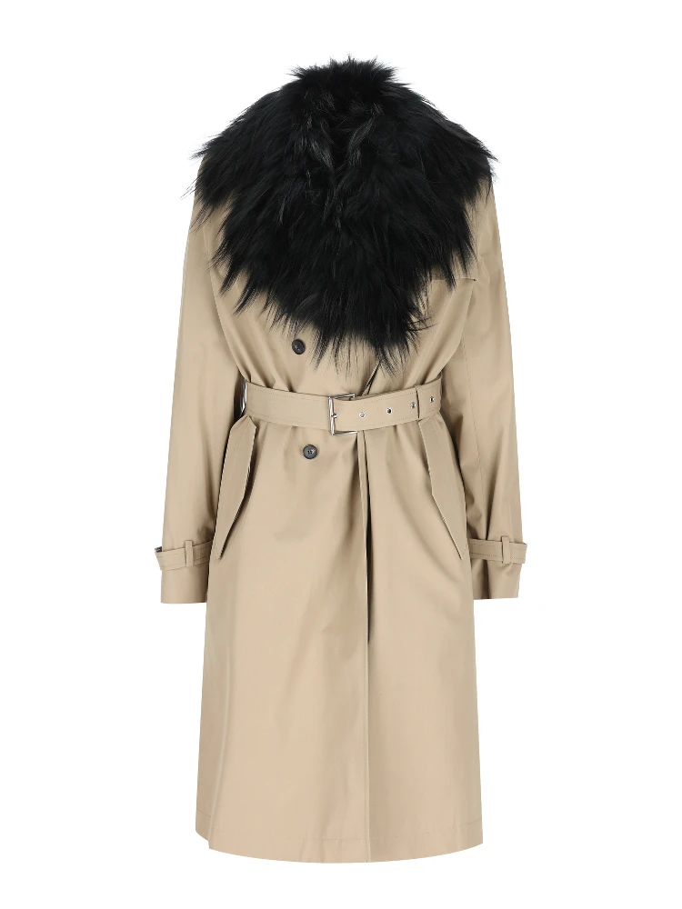 Fendi Coats Beige