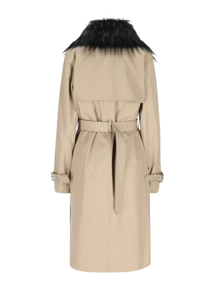 Fendi Coats Beige alternative