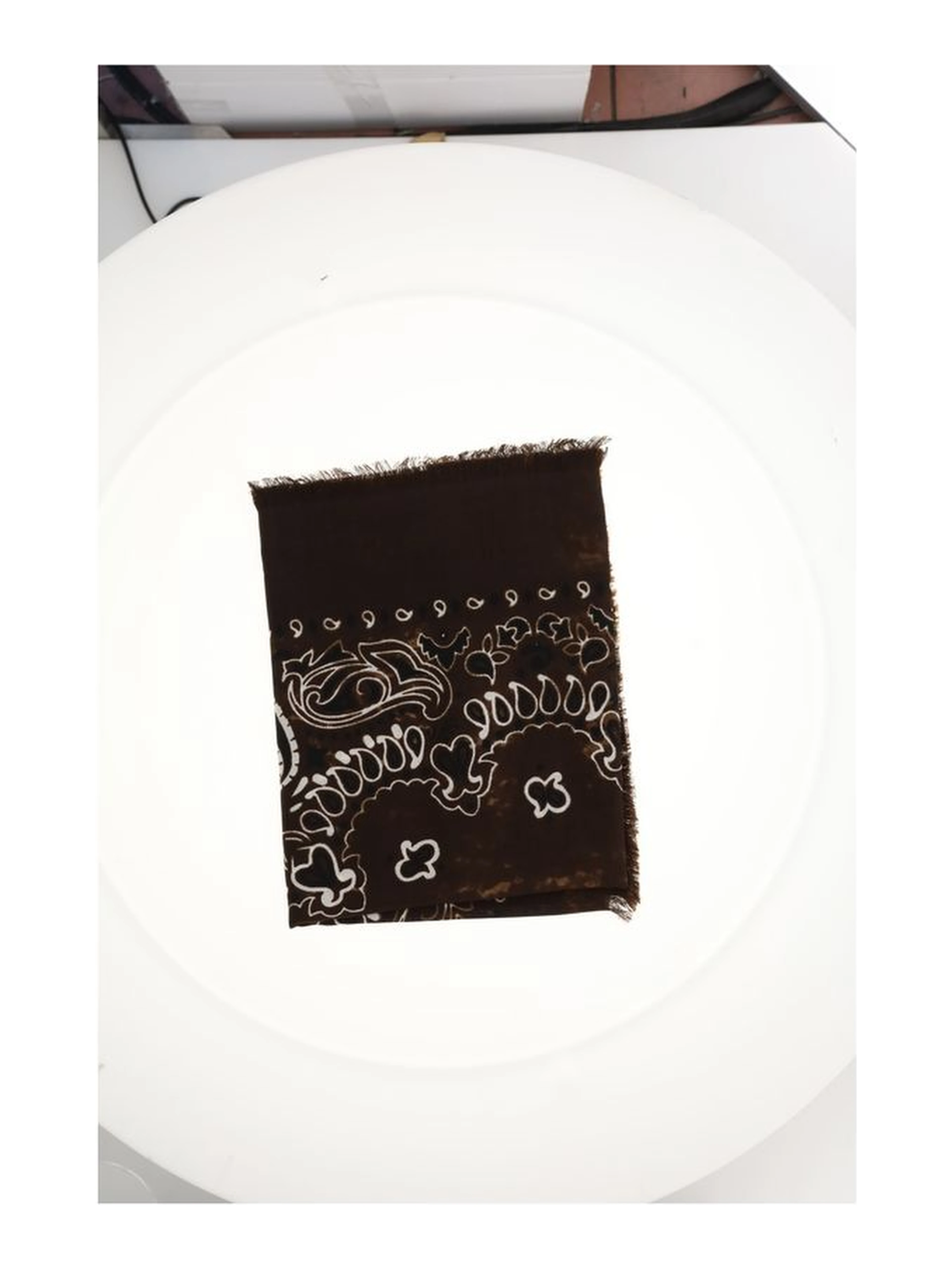 Brown Wool Oves Aries Foulard