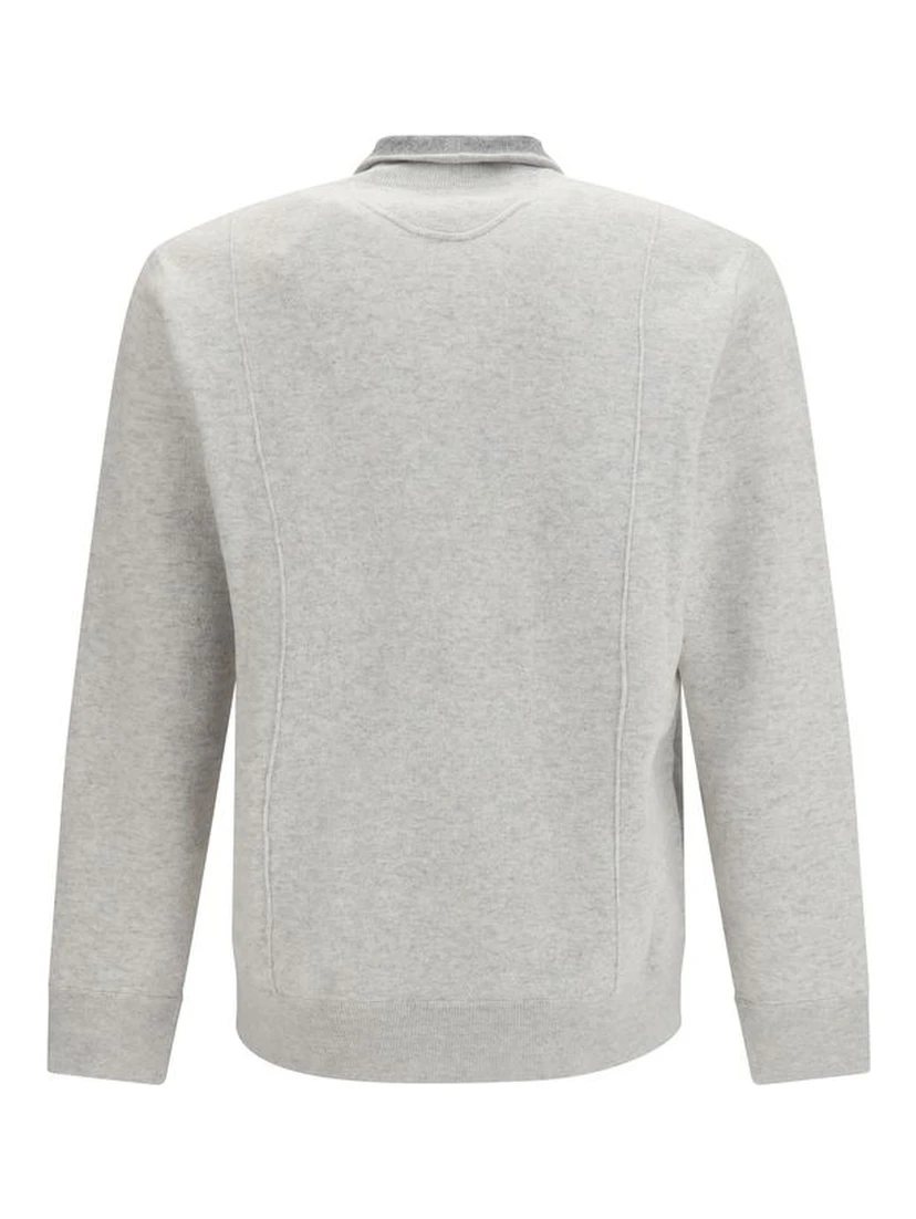 Gray Cashmere Cardigan