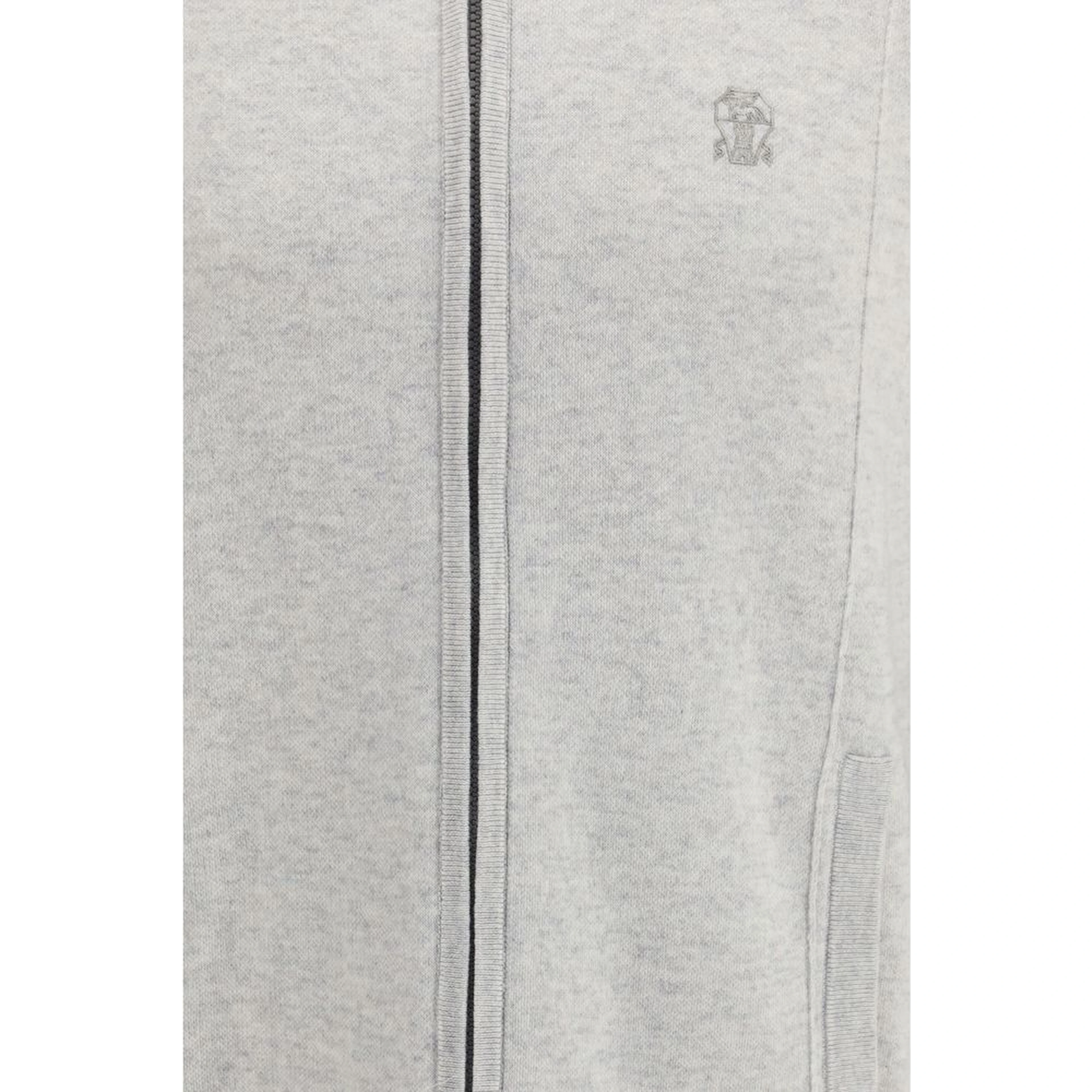 Gray Cashmere Cardigan