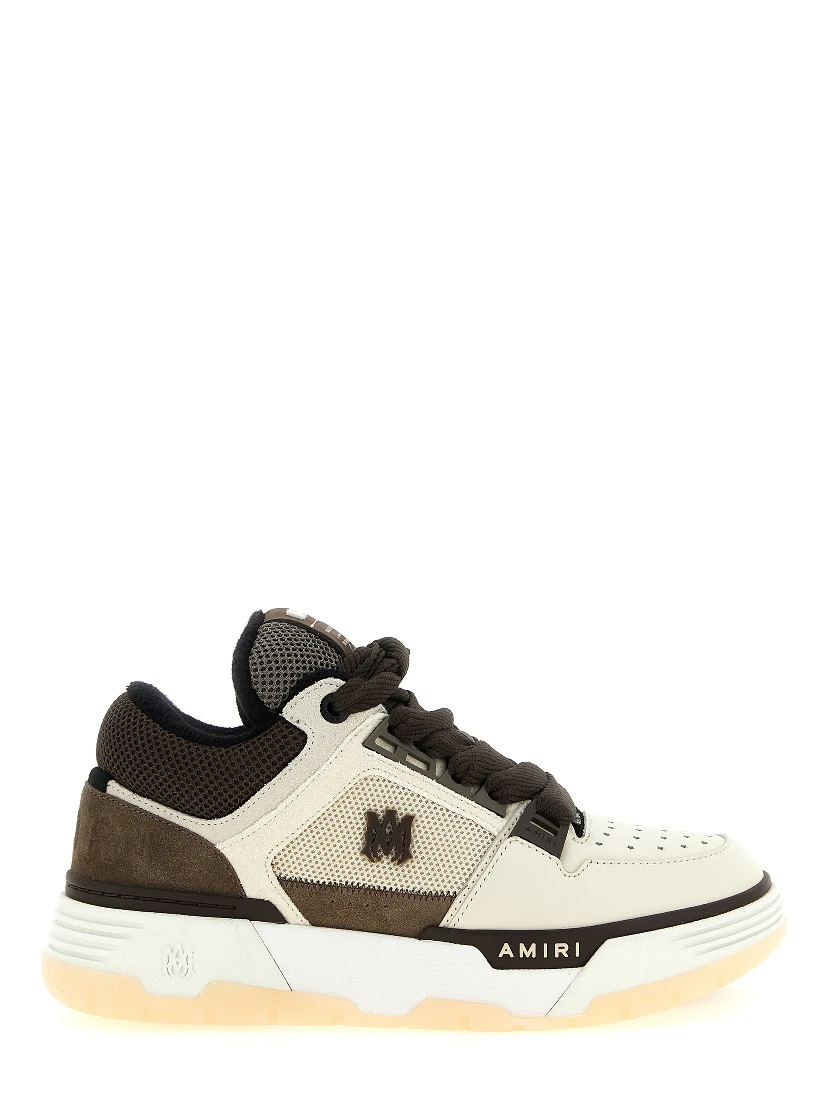 Brown Calfskin Chunky Sneakers